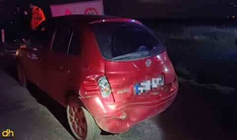 TIR’la otomobil çarpıştı, 4 kişi yaralandı