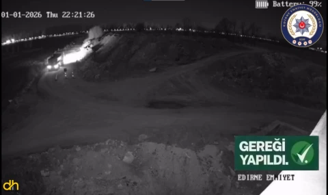 Yol kenarına hafriyat döken kamyon sürücüsüne 63 bin lira ceza kesildi