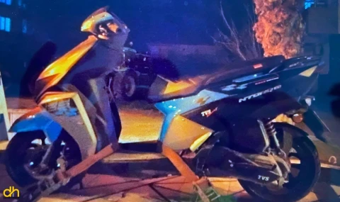 14 yaşındaki ehliyetsiz sürücü hem ceza yedi hem de motosikletinden oldu