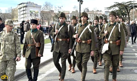 57’nci Alay, 111 yıl sonra yeniden Çanakkale’ye uğurlandı