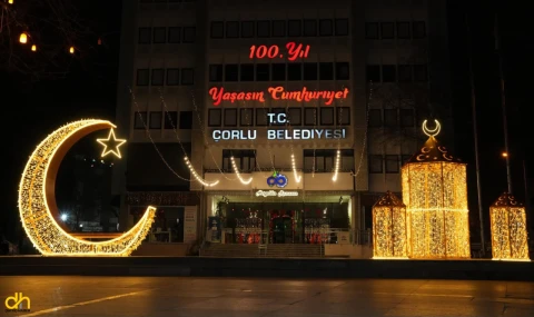 Çorlu, ramazanın manevi ışığıyla aydınlanıyor