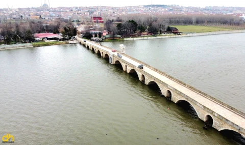 Edirne Valiliği, nehirlerde taşkın riski beklenmediğini açıkladı