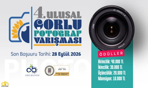 4. Ulusal Çorlu Fotoğraf Yarışması başladı
