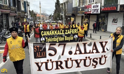 ‘57’nci Alay Vefa Yürüyüşü’ başladı