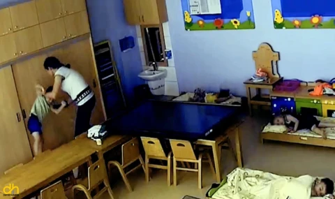 Kreşte çocuklara şiddet davasında 4 sanığa hapis cezası