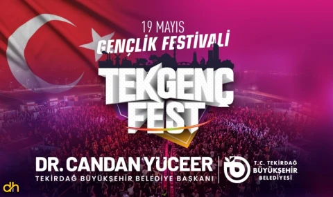 19 Mayıs coşkusu TEKGENÇFEST İle zirveye çıkıyor