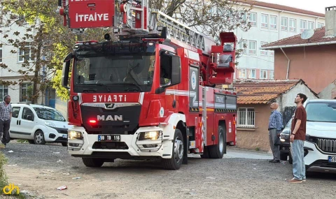 Apartman dairesinde çıkan yangın büyümeden söndürüldü