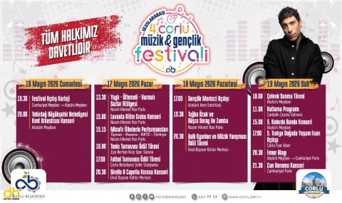Müzik ve Gençlik Festivali başlıyor