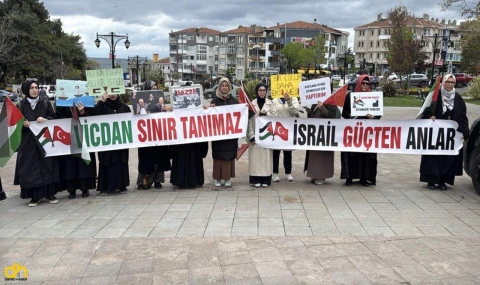 Sumud Filosu’na saldırı protesto edildi