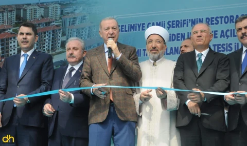 Cumhurbaşkanı Erdoğan, Selimiye Camii ile tesis ve projelerin toplu açılışını gerçekleştirdi