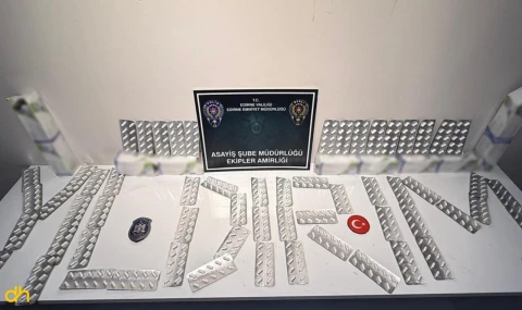 600 uyuşturucu hap ele geçirildi, 3 gözaltı