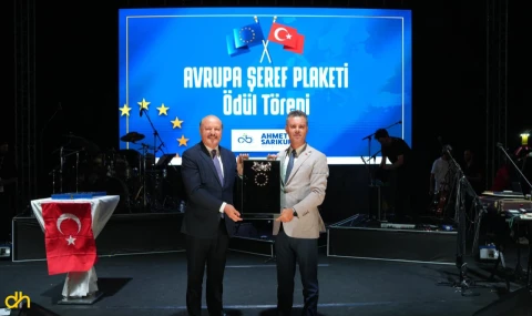 Avrupa Şeref Plaketi Çorlu’nun