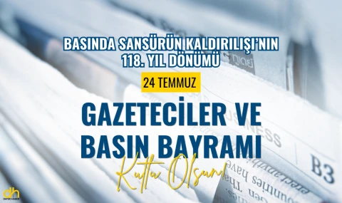 Basın derneklerinden 24 Temmuz açıklaması