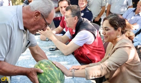 Doludan etkilenen vatandaşlara candan destek