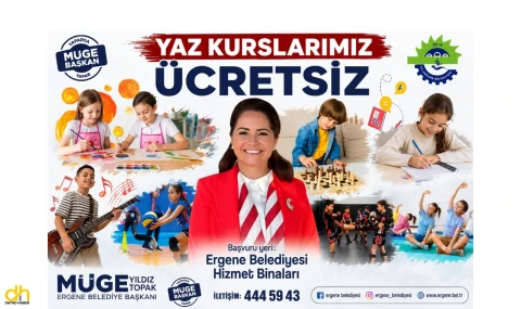Ergene’de 'Yaz Kursları' başlıyor!