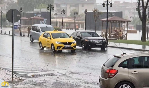 Sağanak yağış etkili oldu