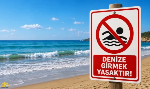 Saray'da denize girmek yasaklandı