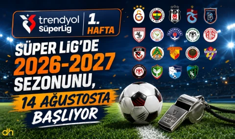 Süper Lig’de sezonunun ilk hafta programı açıklandı