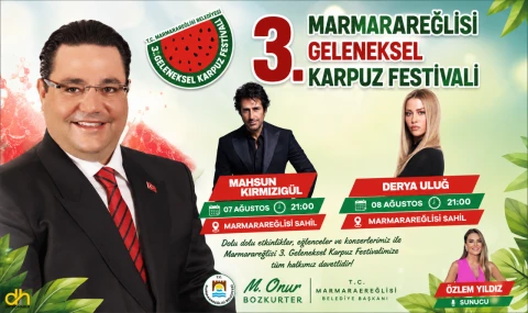 3. Geleneksel Marmaraereğlisi Karpuz Festivali başlıyor