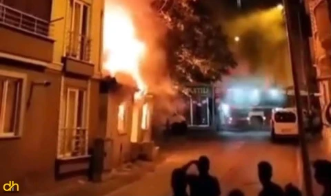 Aynı gece 2 ayrı evde yangın çıktı