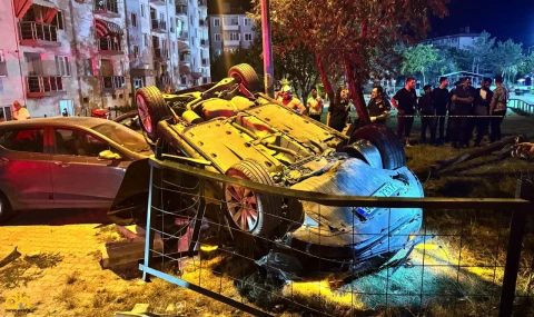 Otomobilin takla attığı kazada, kopan parmak dakikalarca arandı