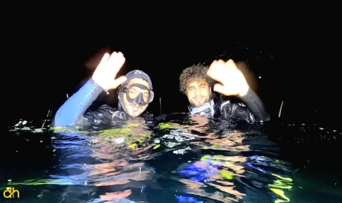 Saros Körfezi’nde ‘gece dalışı’ dalgıçların yeni gözdesi oldu