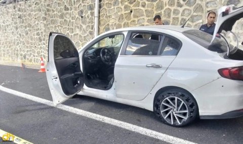 Tekirdağ'da, otomobile silahlı saldırı düzenlendi