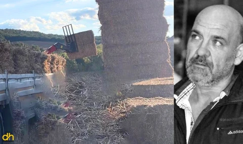 500 kiloluk balya canından etti