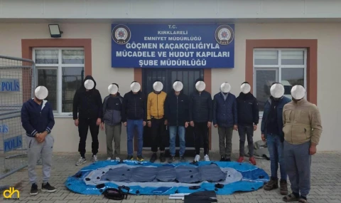 7 kaçak göçmen yakalandı; 3 organizatör tutuklandı