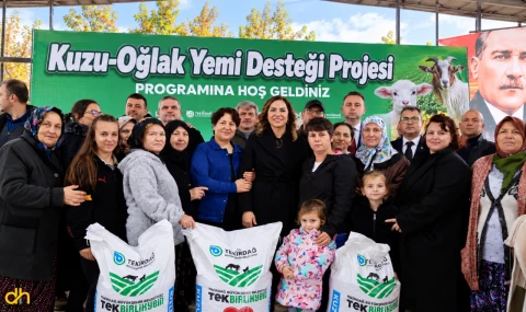 Büyükşehirden 1965 yetiştiriciye 3 bin ton yem desteği sağladı