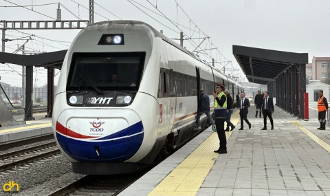 Hızlı tren, Edirne-Çerkezköy arasında ilk seferini yaptı