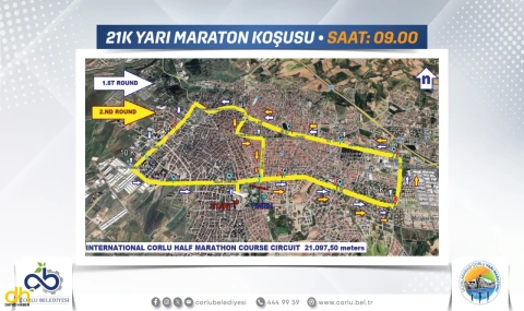 Maraton günü trafiğe kapanacak yollar ve kaçış noktaları belli oldu